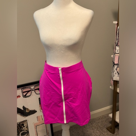 Skims Women's Sporty Zipper Swim Mini Skirt Hibiscus CU-SKT-3024 Size 2X NWT - Picture 5 of 6